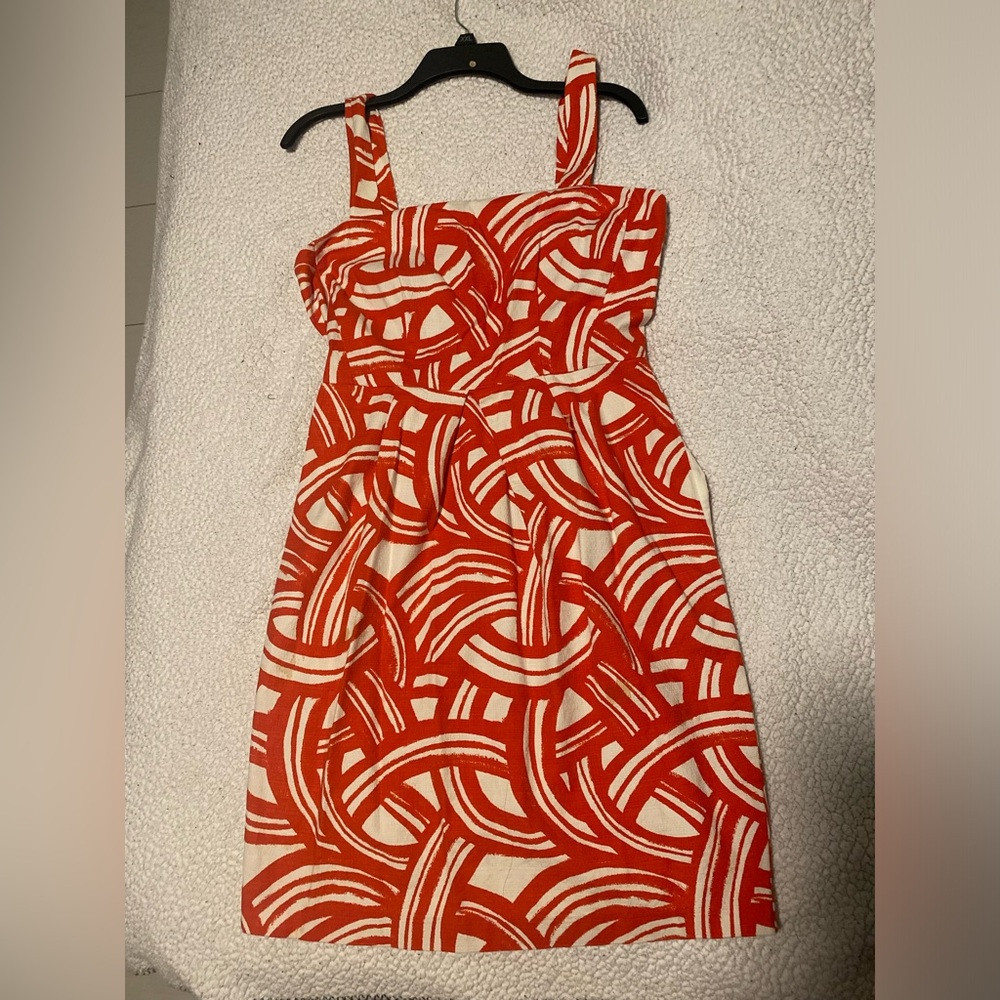 Banana Republic Red and White Mini Dress